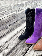 Laluna® | Midnight Suede Boots