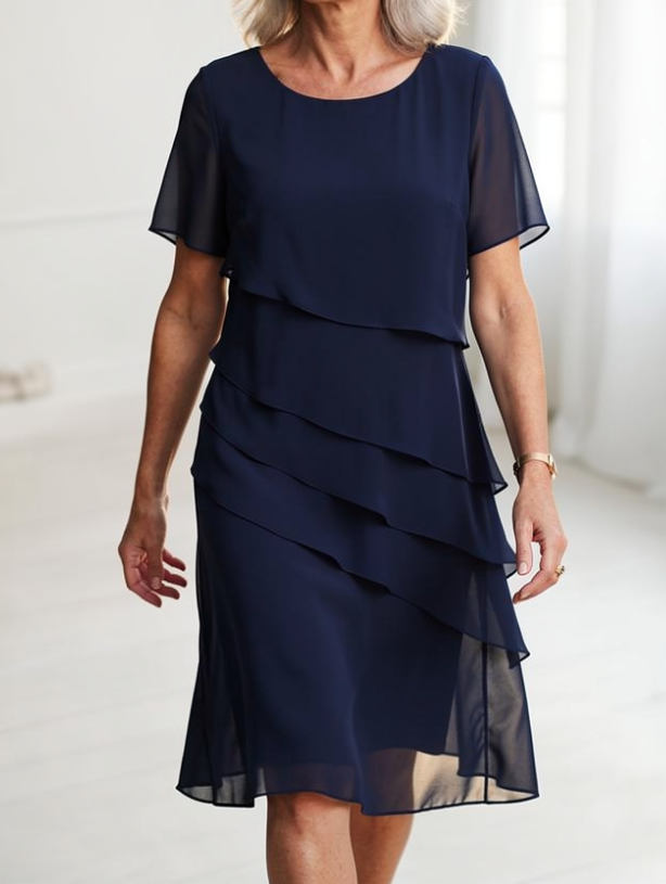 Juliette – Elegante en vloeiende jurk met ruffles