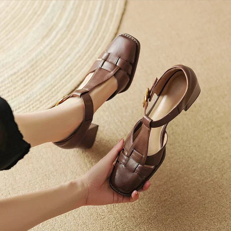 Belliora | Vierkante Teen Zomer Sandalen