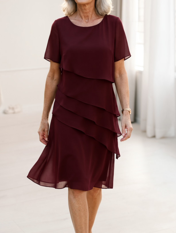 Juliette – Elegante en vloeiende jurk met ruffles