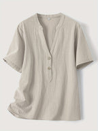 Tara - Elegante blouse met V-hals