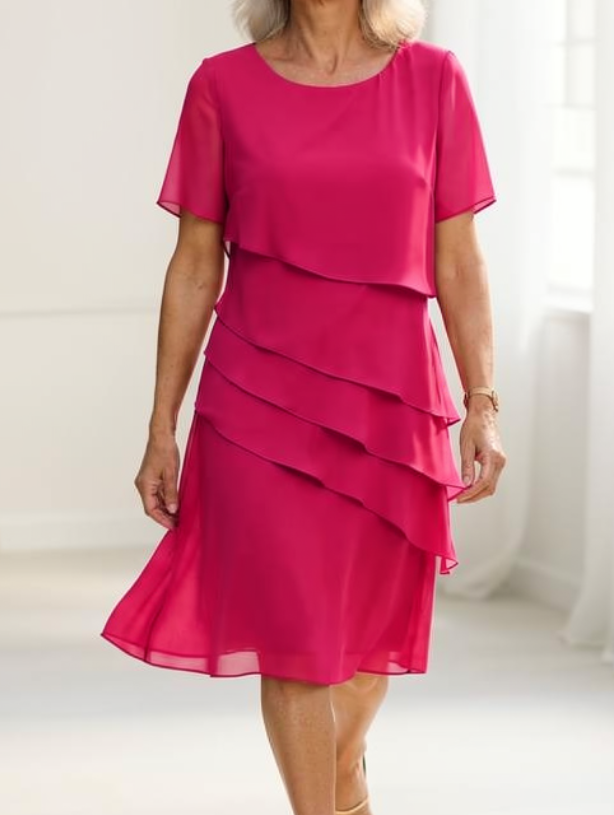 Juliette – Elegante en vloeiende jurk met ruffles