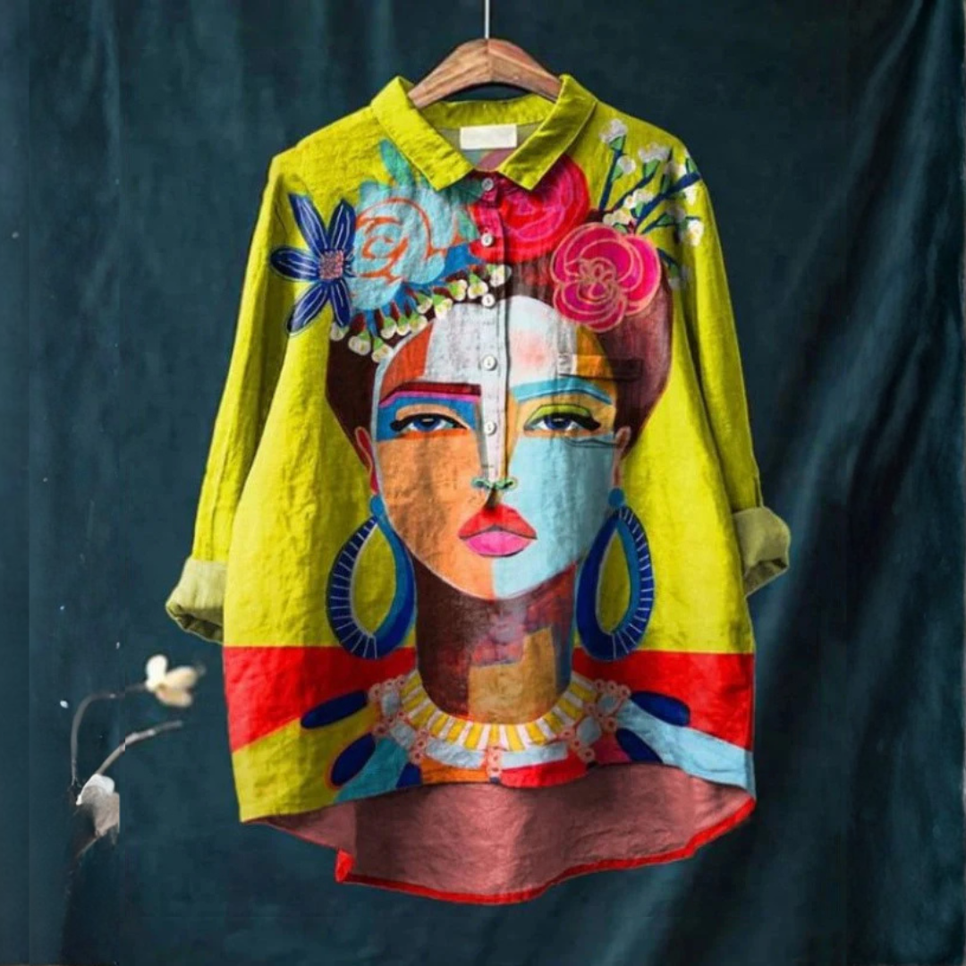 Elin™ | Artistiek Portret Shirt