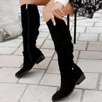Laluna® | Stijlvolle Suède Knieboots