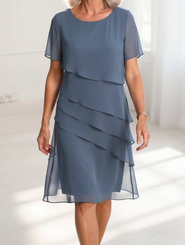Juliette – Elegante en vloeiende jurk met ruffles
