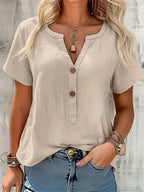 Tara - Elegante blouse met V-hals