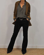 EDWINA I GEOMETRISCHE BLOUSE