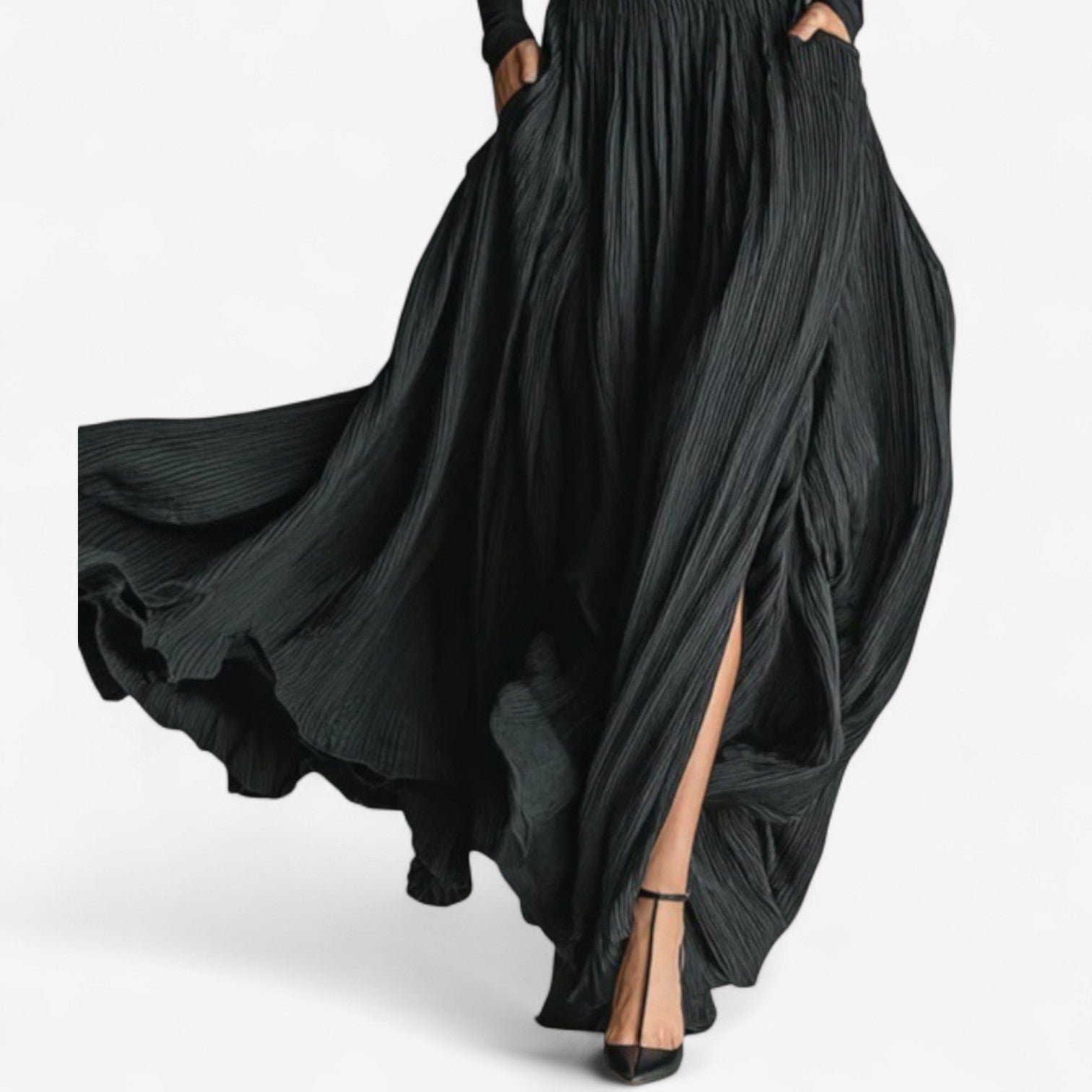 Raquel ║ Maxi-jurk met hoge taille