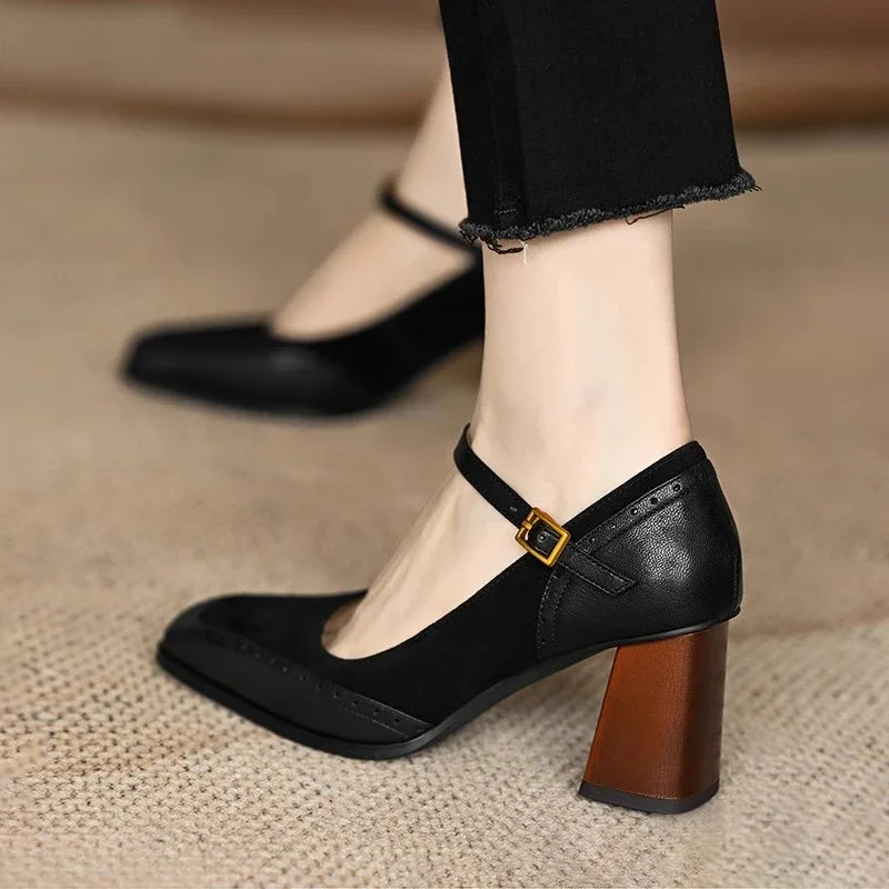 Ellie | Klassieke Leren Pumps