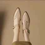 Gianna | Klassieke Buckle Leren Schoenen