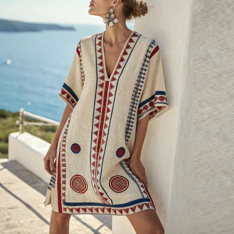 Marit - Elegante Strandjurk voor een Zomerstijl