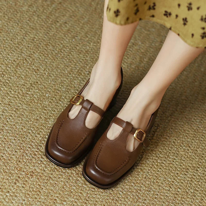 Selvana | Elegante T-Strap Schoenen