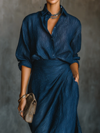 Sara™ || Elegante set met lange rok