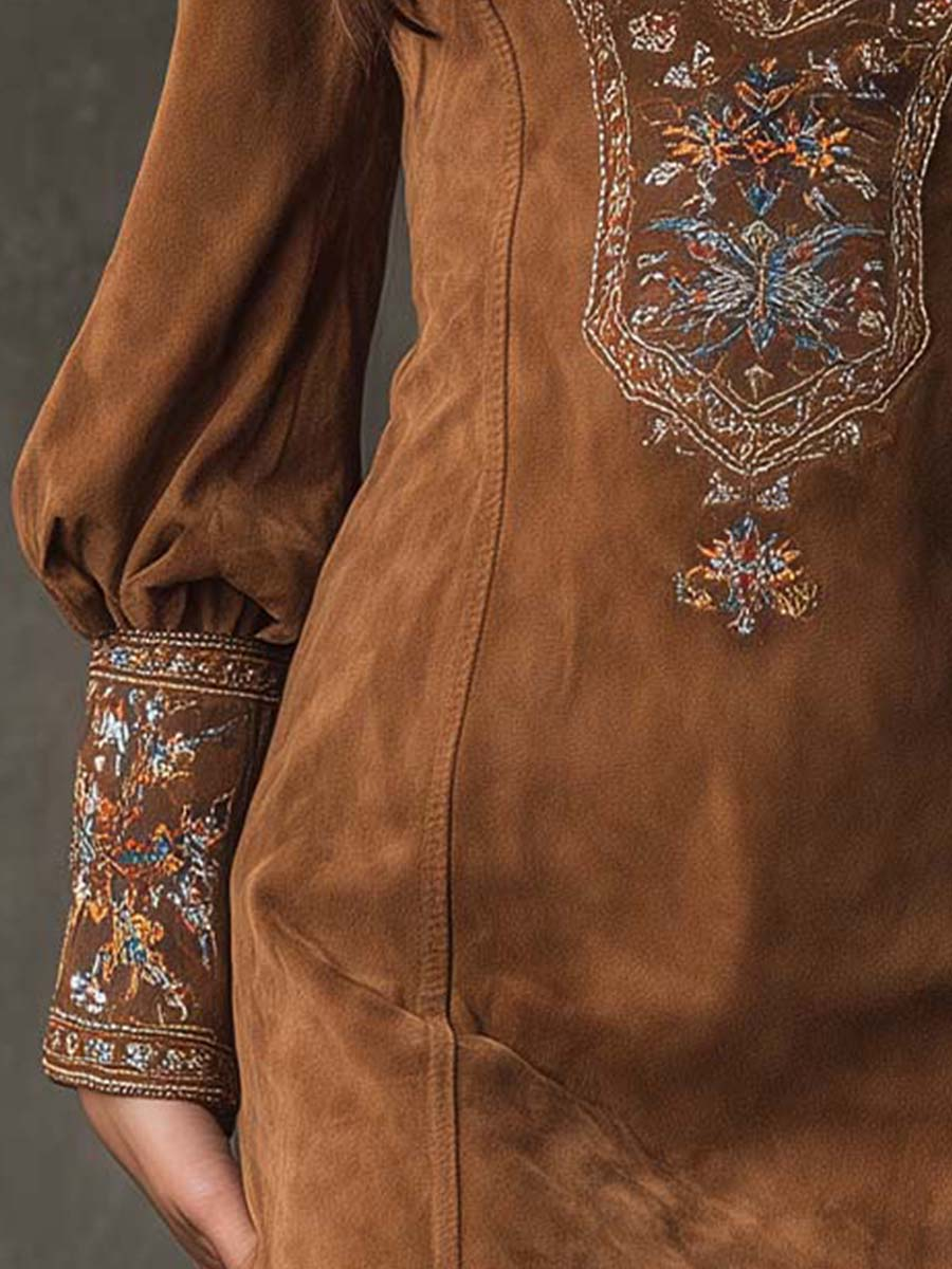 Sahara | Mini vintage jurk