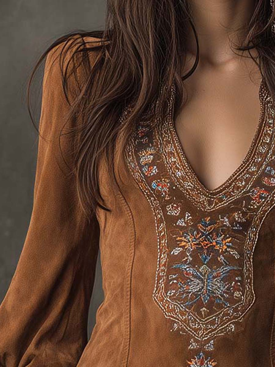 Sahara | Mini vintage jurk