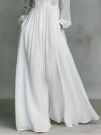 Léonie™ | Minimalistische Maxi Jurk met Opstaande Kraag