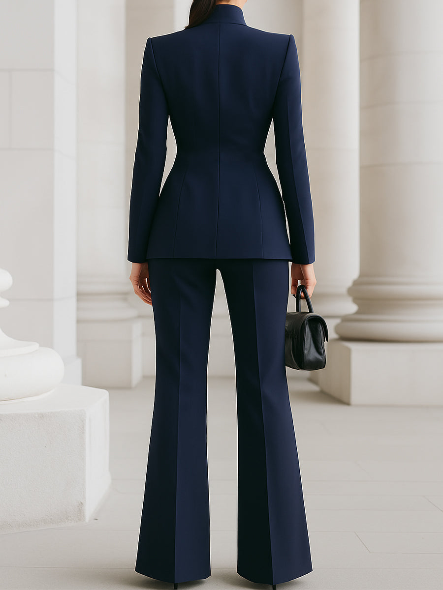 Flora™ Twee-delige Set | Tailored Blazer en Wijde Broek