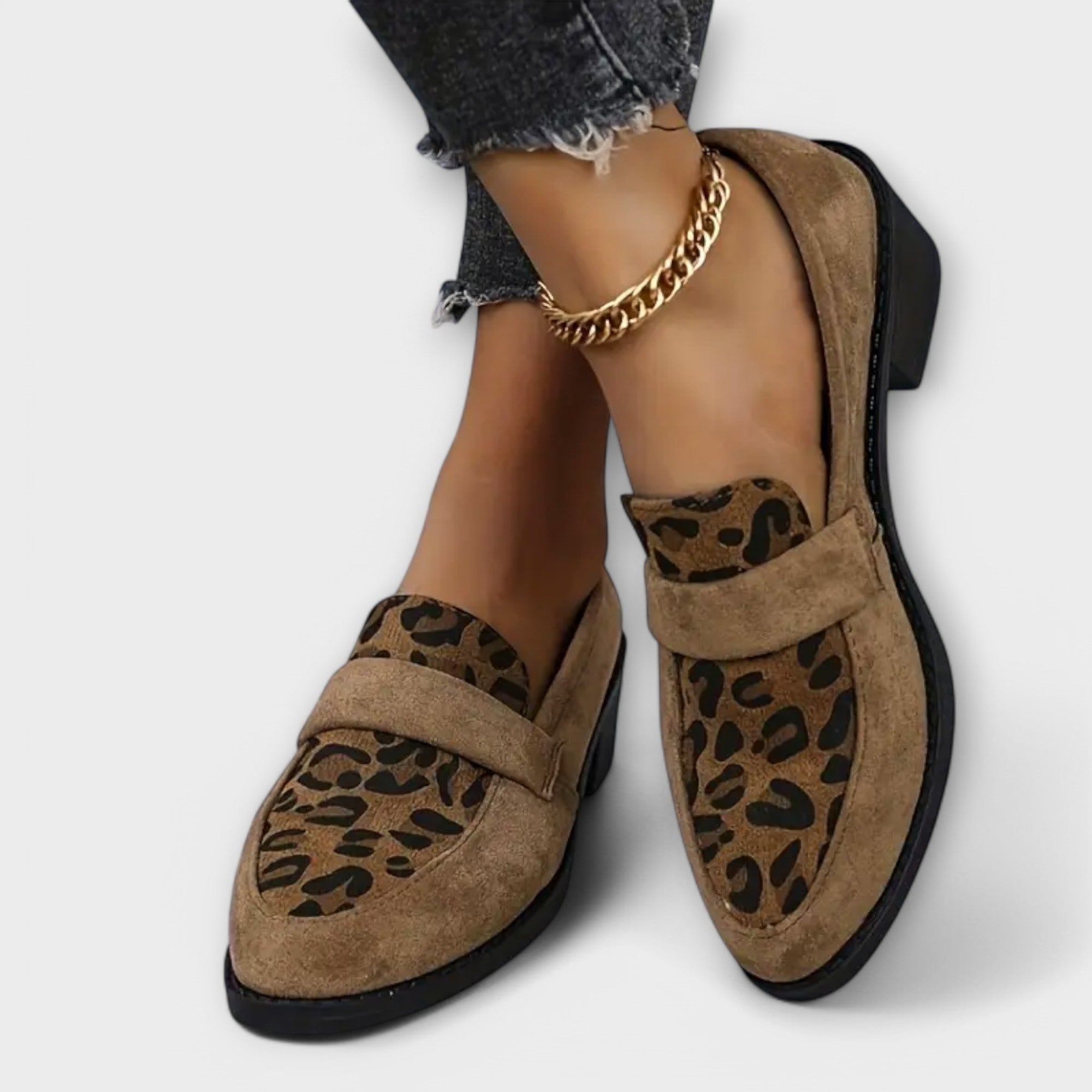 Aurora - Elegante Damesschoenen met Luipaardprint
