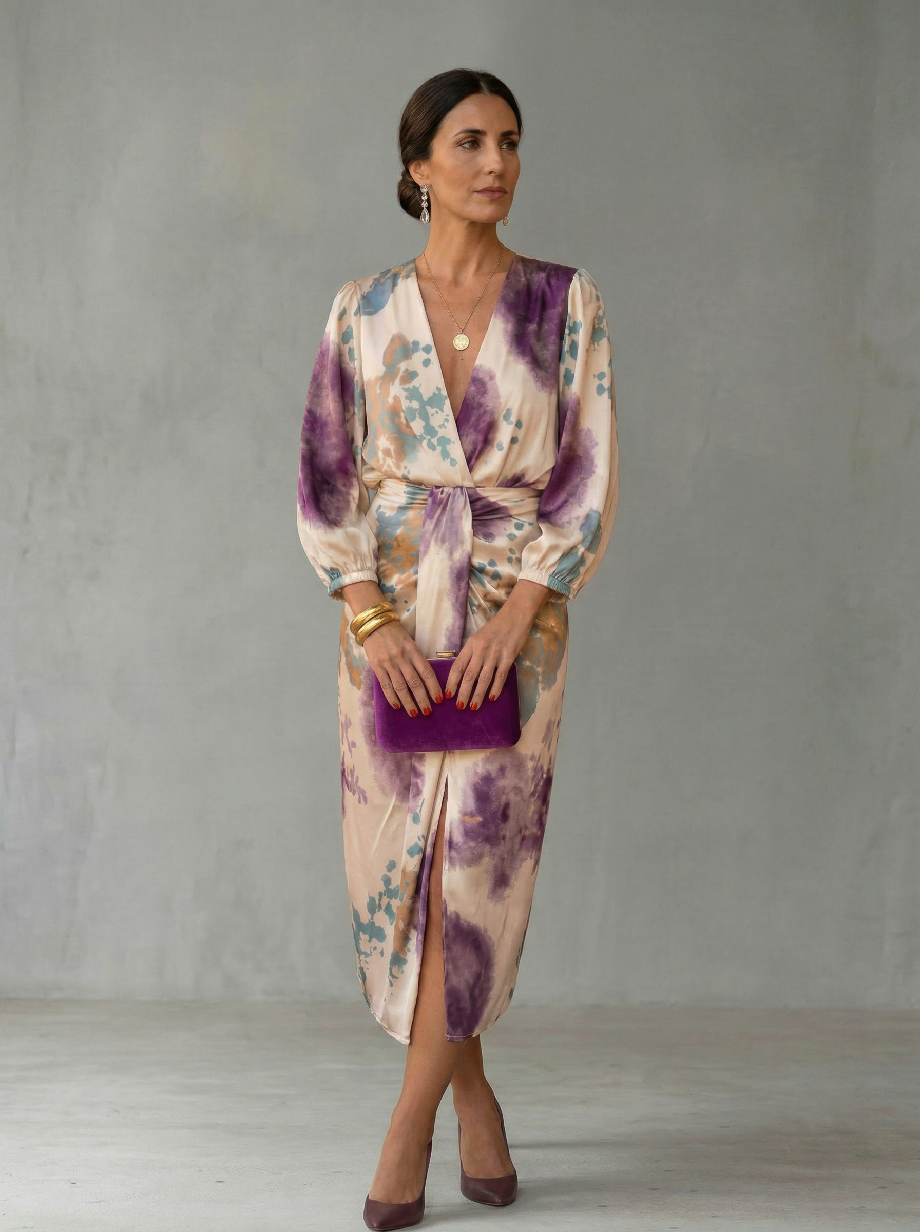 Valeria™ | Elegante V-hals jurk