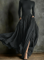 Raquel | Maxijurk met hoge taille